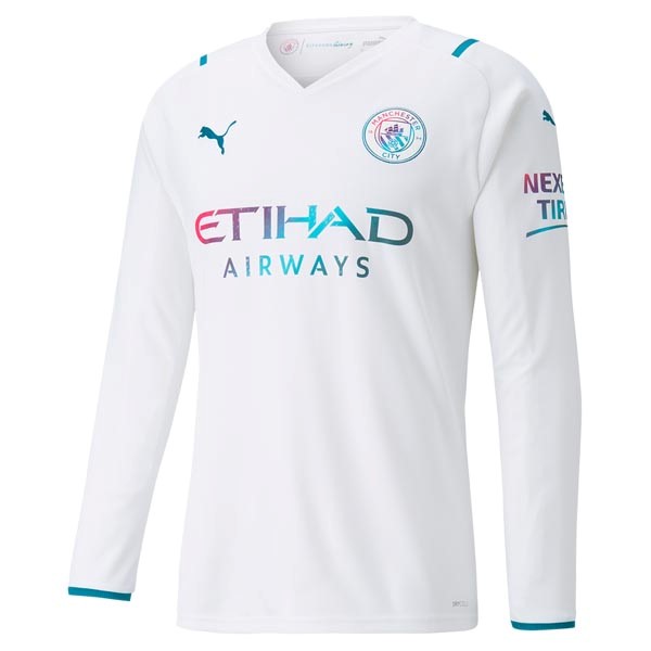 Tailandia Camiseta Manchester City Replica Segunda Ropa ML 2021/22